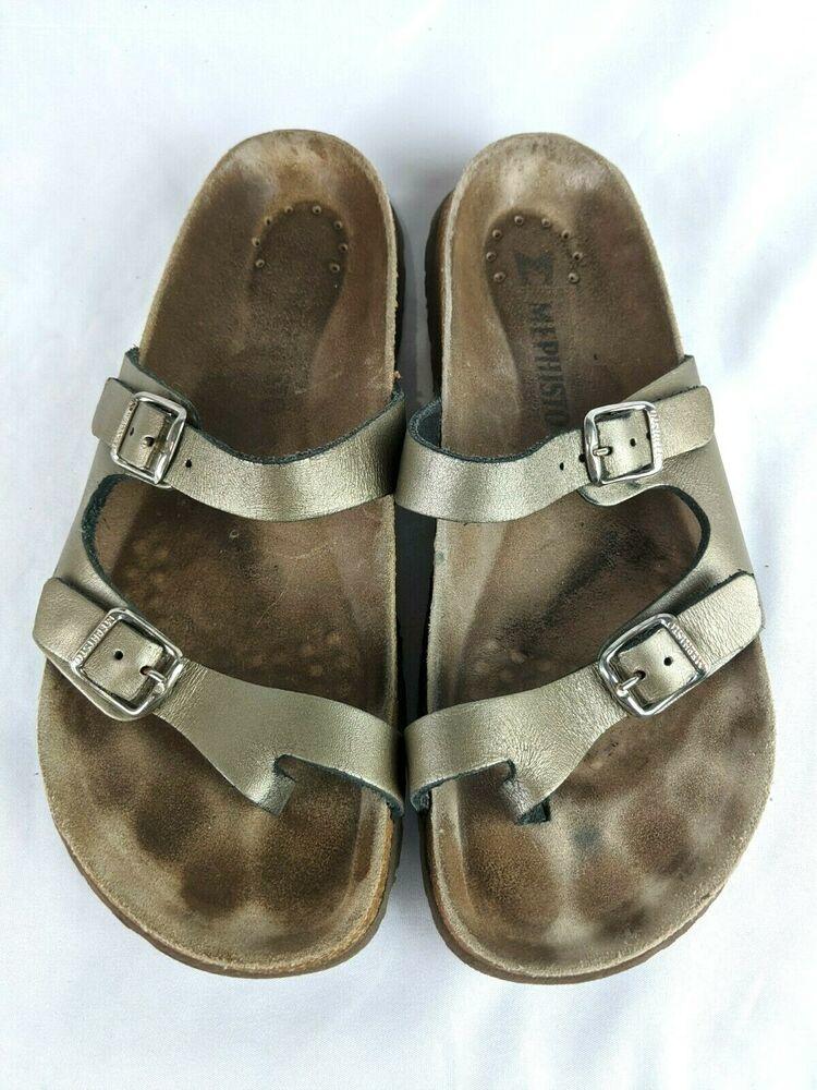 mephisto gold sandals
