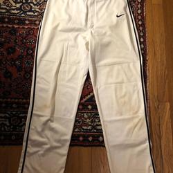 nike baseball pants with green piping