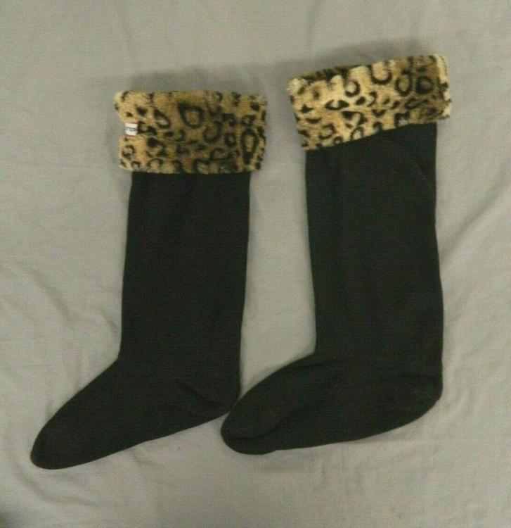 hunter leopard print wellies