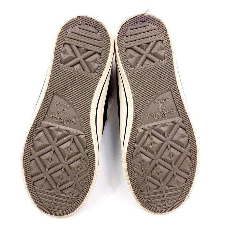 Beierpai Ber Star Womens 9 Black High Top Shoes Faux Fur