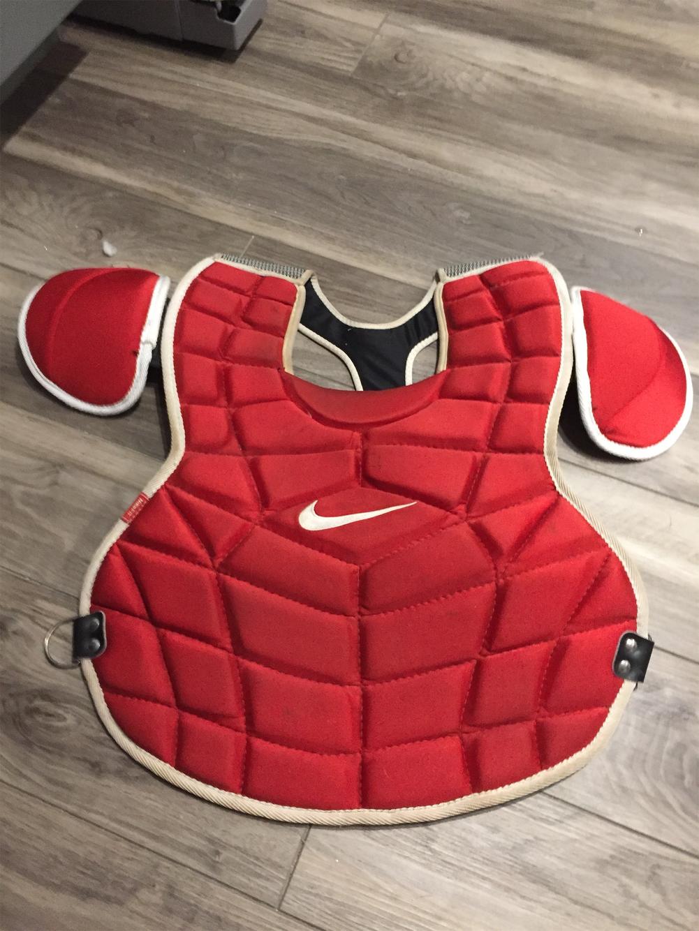 Red Used Nike Catcher's Chest Protector SidelineSwap