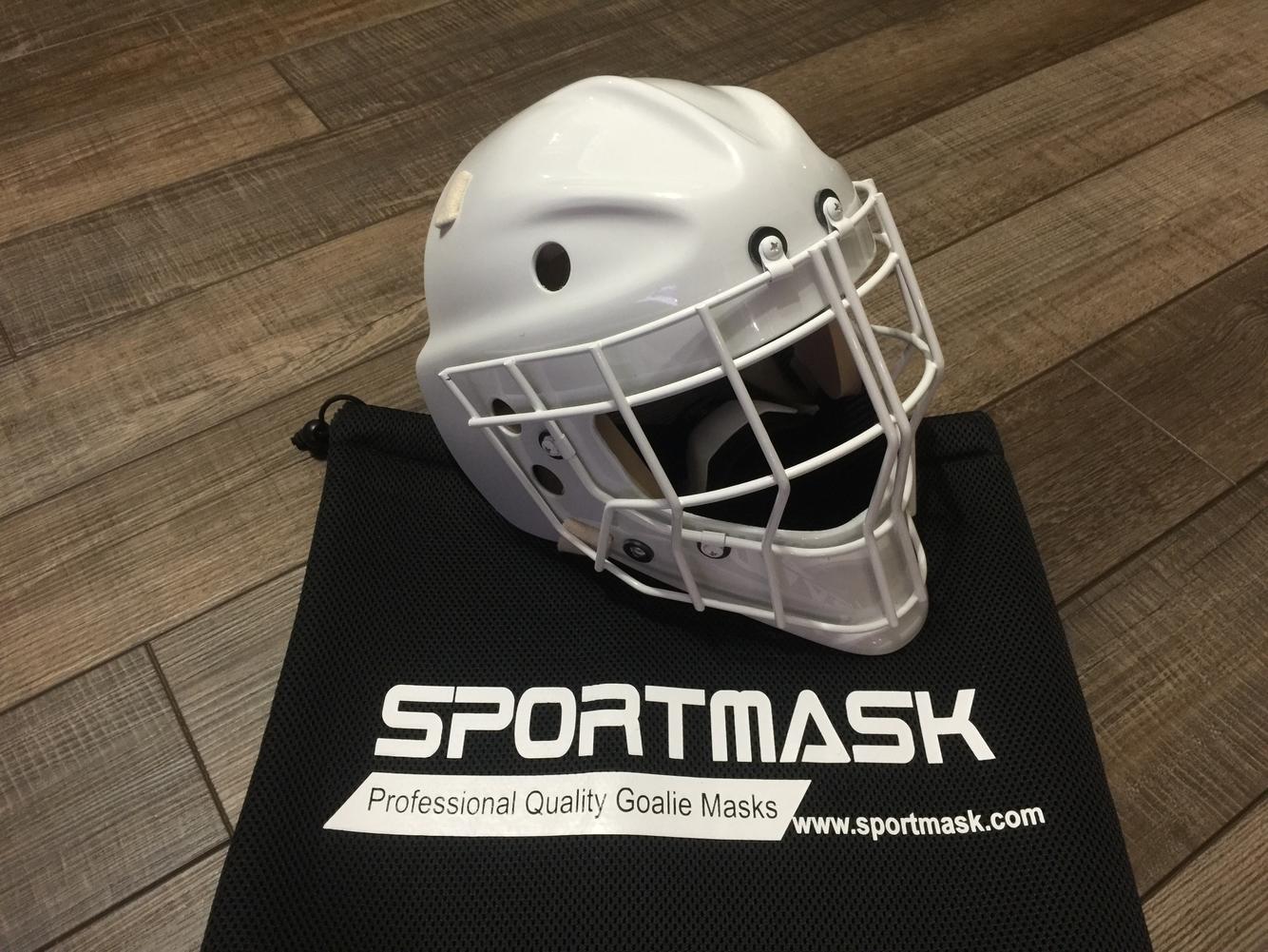 INNEGRA Sportmask Mage "NEW" Goalie Mask Pro Stock White Senior Medium