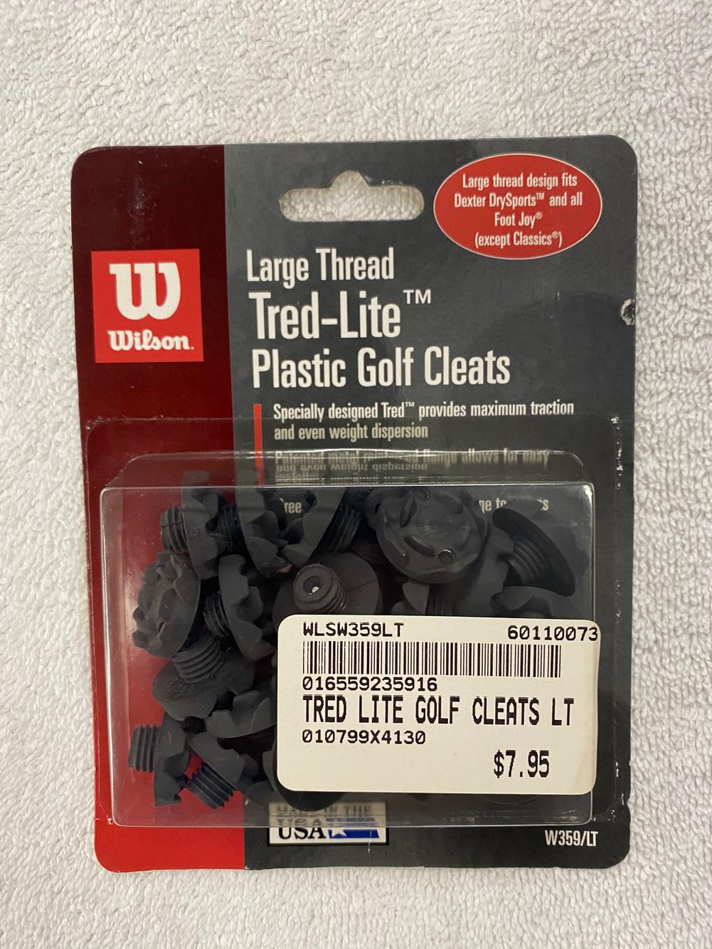 New Wilson TredLite Plastic Golf Cleats (Large Thread) SidelineSwap