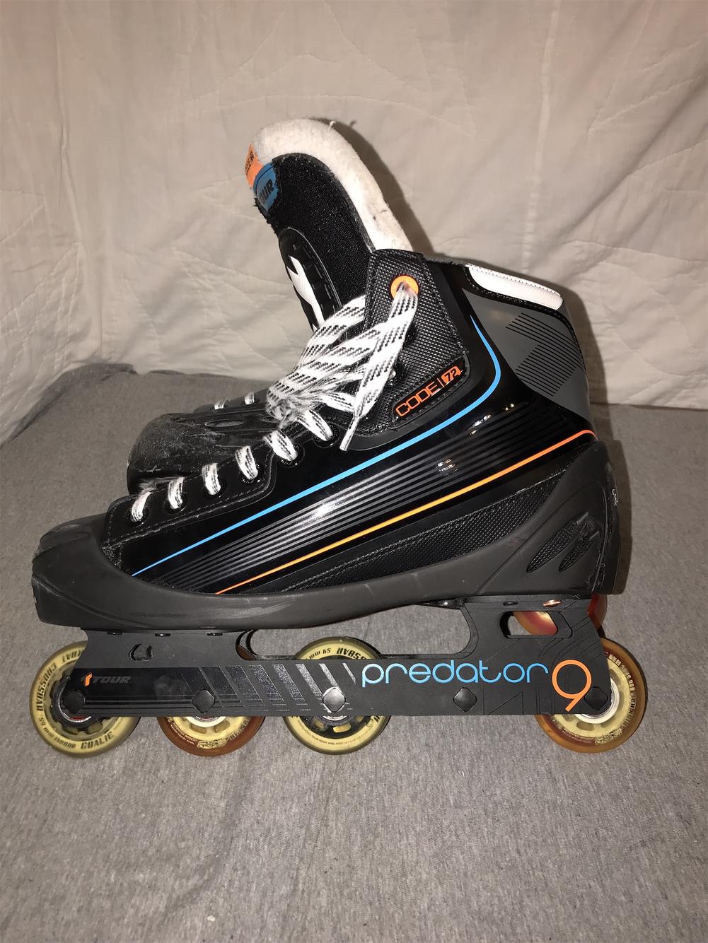 Tour Code 72 Size 10 Inline Goalie Skates SidelineSwap