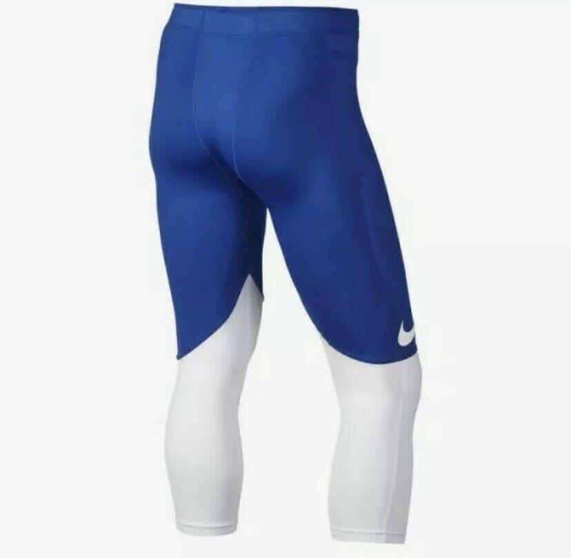 Nike Men's Team DriFit Vapor Speed Compression Football Pants Blue Size L NWT SidelineSwap