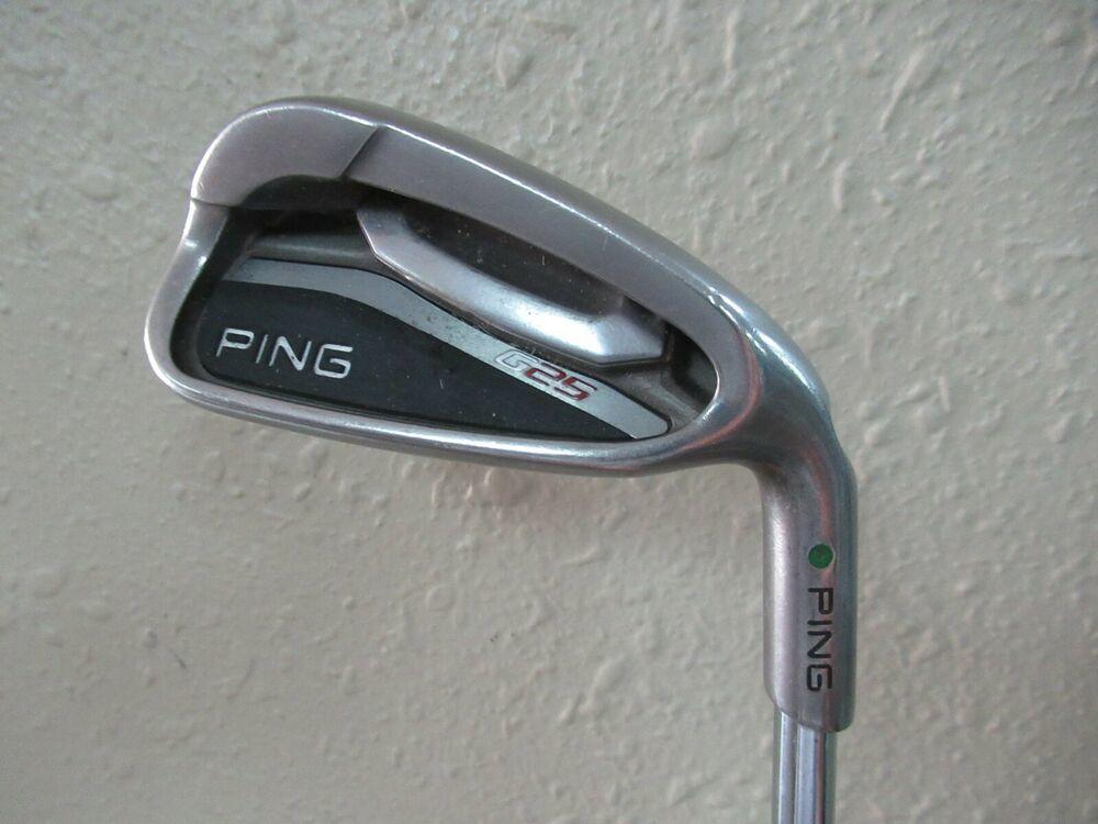 PING G25 IRON SET 4 PW SW PING CFS STIFF FLEX STEEL GREEN DOT 2