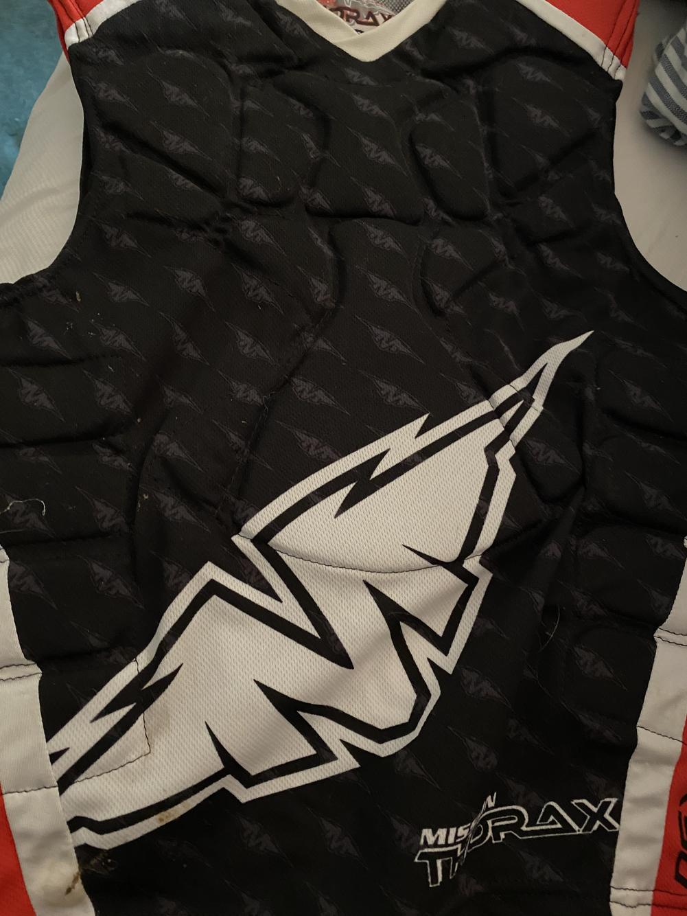 Kids used HJC helmet and padded shirt SidelineSwap