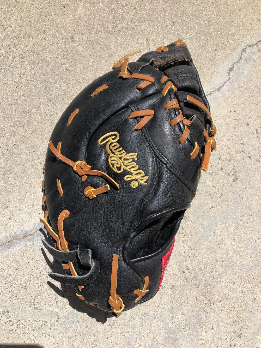 Black Used First Base Renegade 12.5" Baseball Glove SidelineSwap