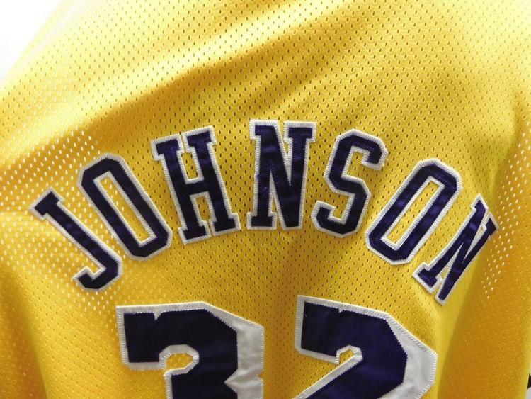 magic johnson yellow jersey