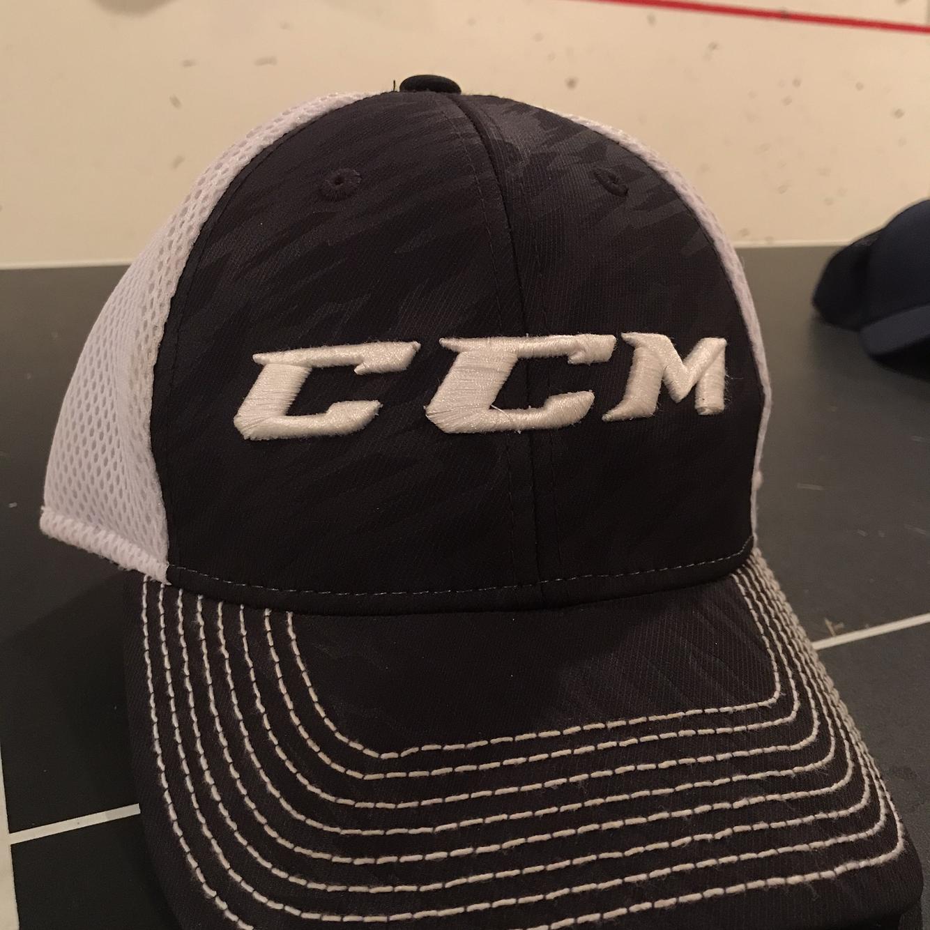 black ccm hat