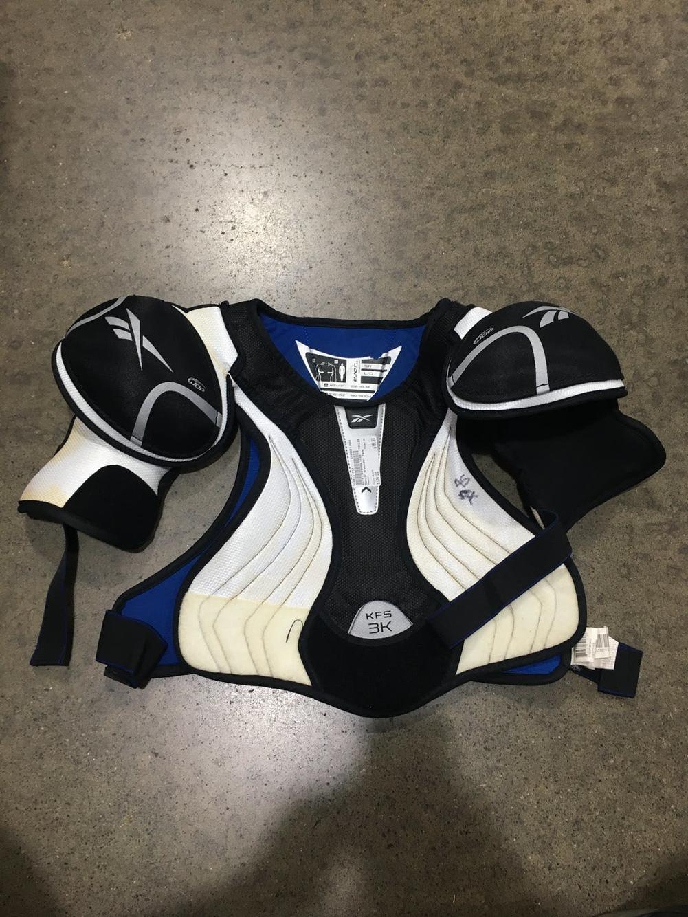 Used Reebok 3k Lg Ice Hockey Shoulder Pads SidelineSwap