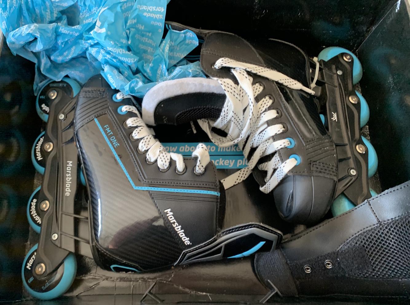 Junior NEW Verbero Marsblade FMT ONE Hockey Skates D&R (Regular) Size 4.5 SidelineSwap