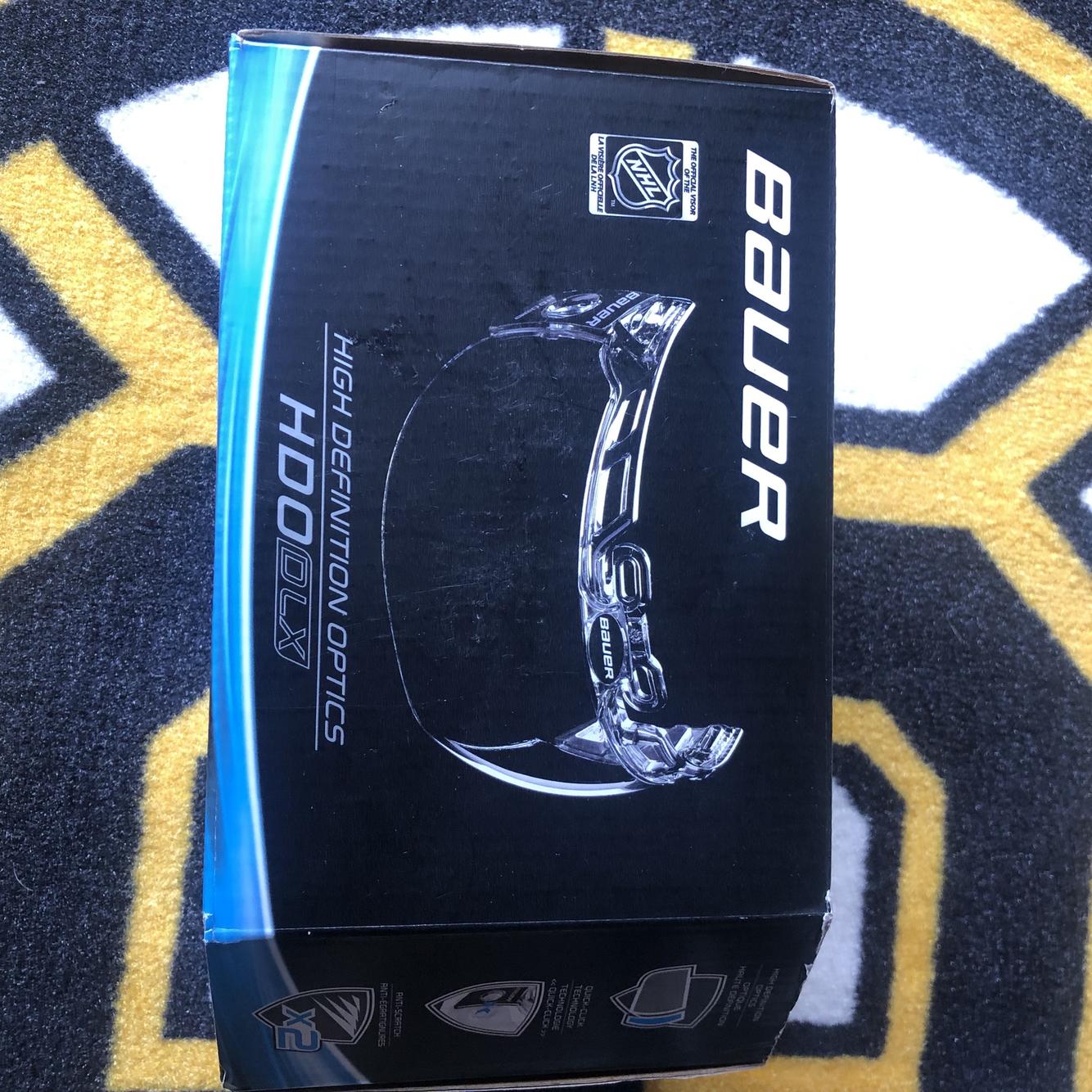 New Senior Bauer HDO DLX Deluxe Visor Visor CLR SidelineSwap