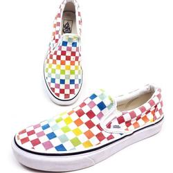rainbow chex skate shoe