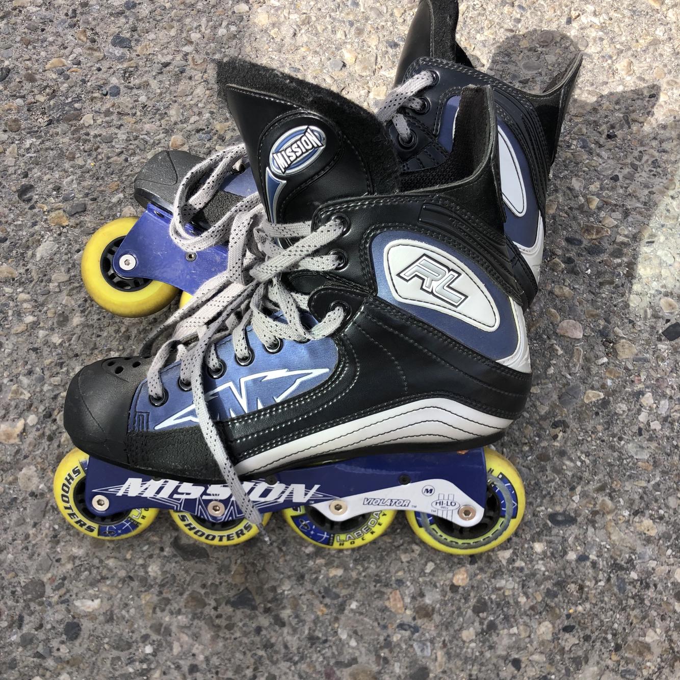 Size 9 Mission Inline Hockey Skates, Excellent Condition SidelineSwap