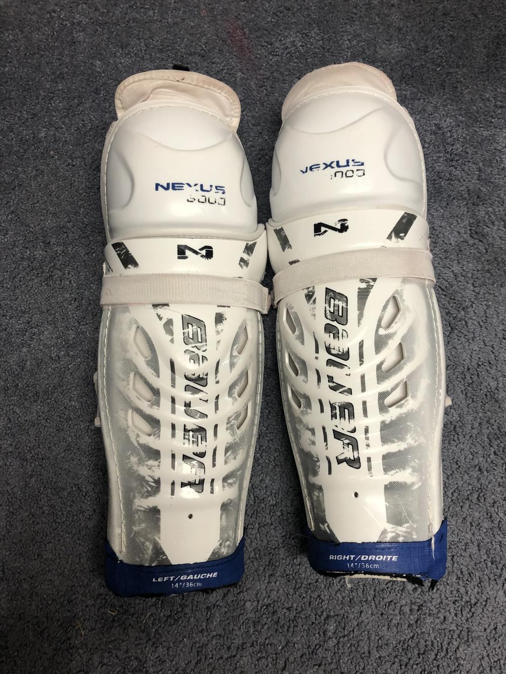 Bauer Nexus 8000 Senior Shin Pads Size 14" SidelineSwap