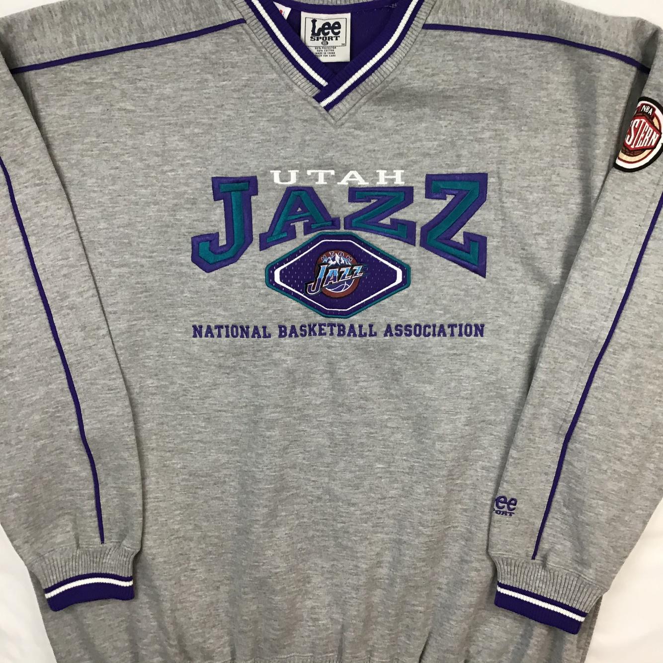 utah jazz crewneck sweatshirt