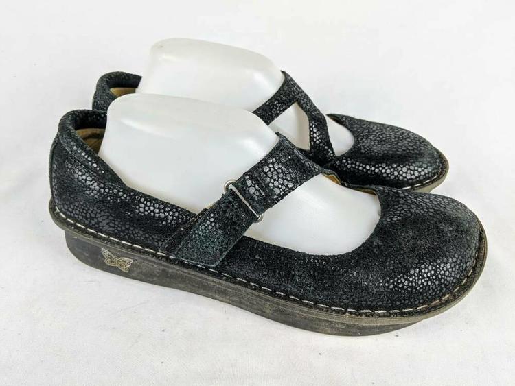 Alegria Womens Dayna Mary Jane Shoes Black Leather Snake Round Toe 10 5 Eu 41 Footwear Other - Alegria Leather Slip On Mary Janes With Adj Strap Tuscany Alegria Womens Dayna Mary Jane Shoes Black Leather Snake Round Toe 10 5 Eu 41 Footwear Other - Alegria Leather Slip On Mary Janes With Adj Strap Tuscany