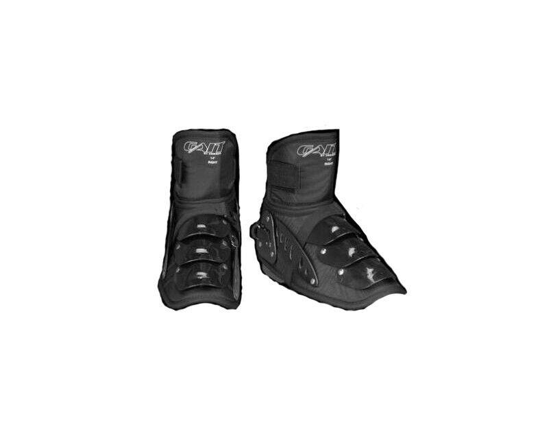 New Gait box lacrosse goalie foot guards protection leg shin indoor