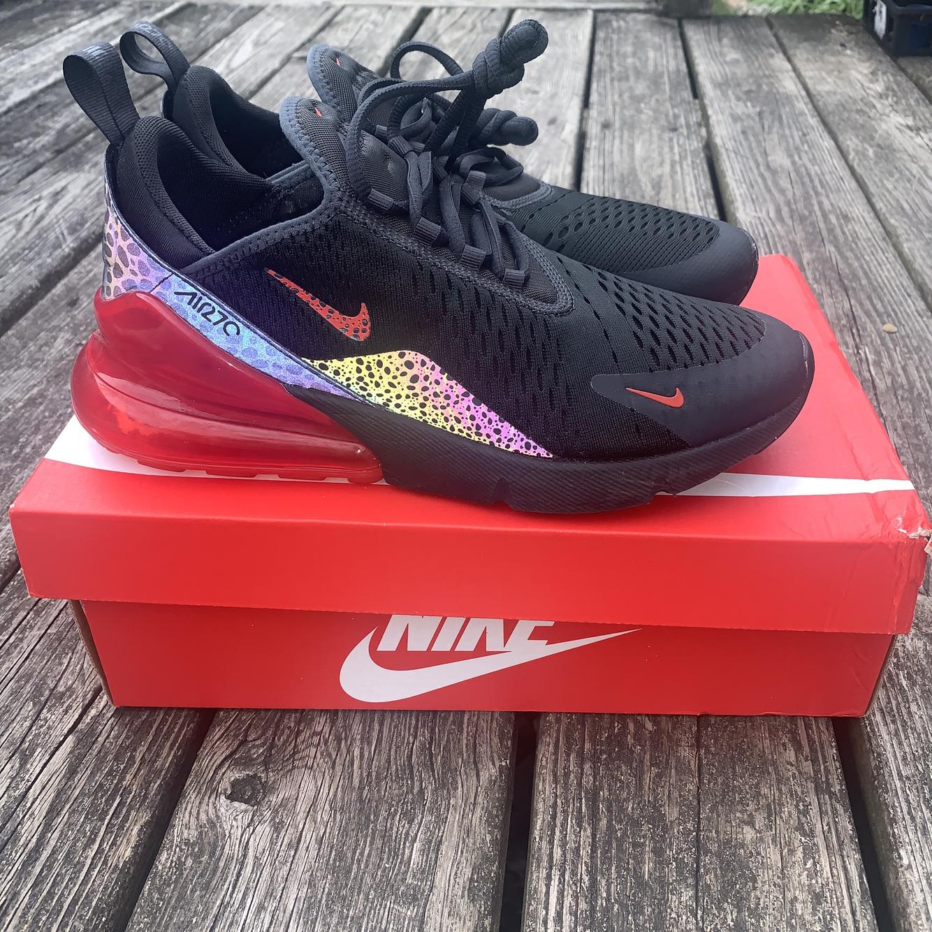 nike air max 270 reflective red