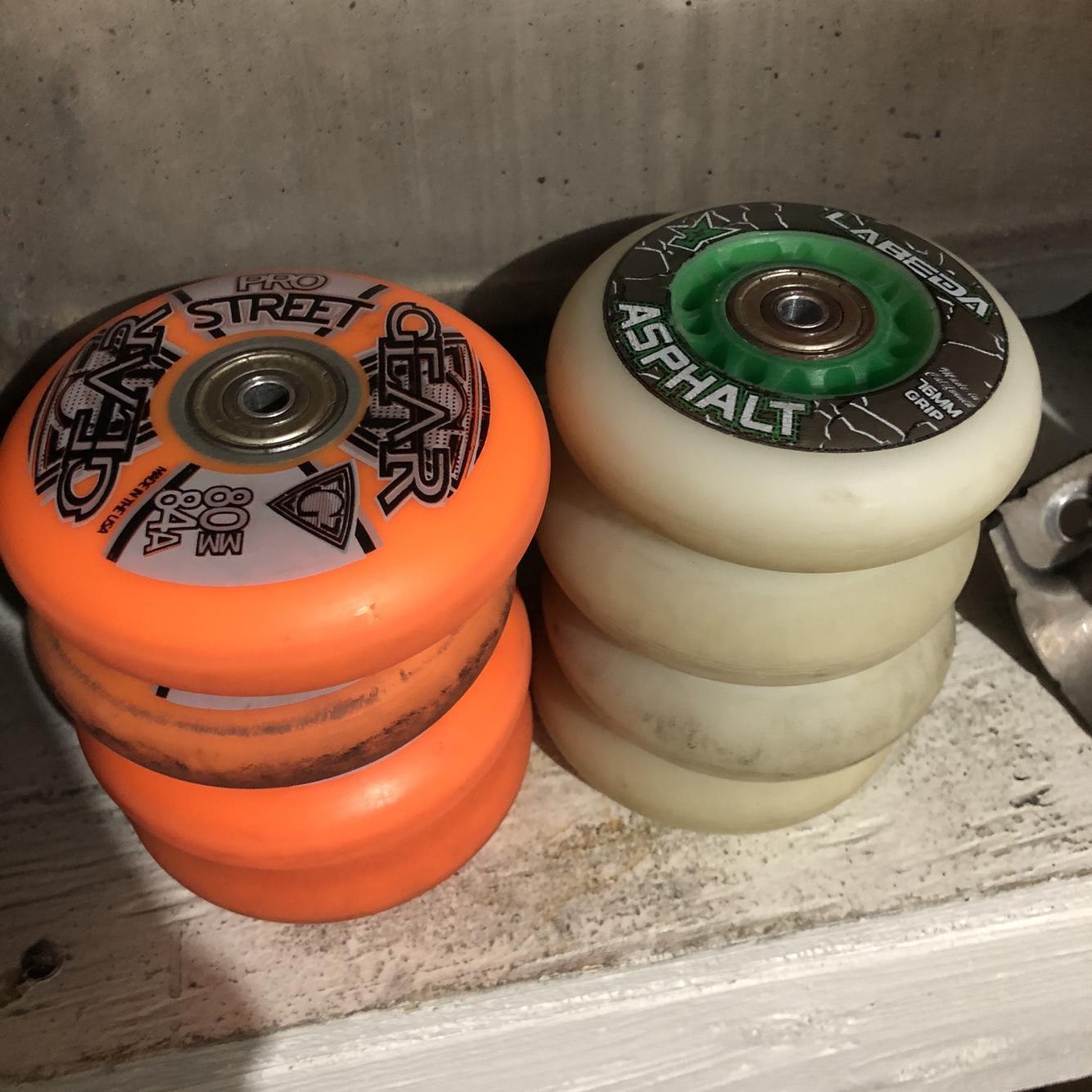 Roller Hockey Wheels 78/80mm Outdoor With Bearings SidelineSwap
