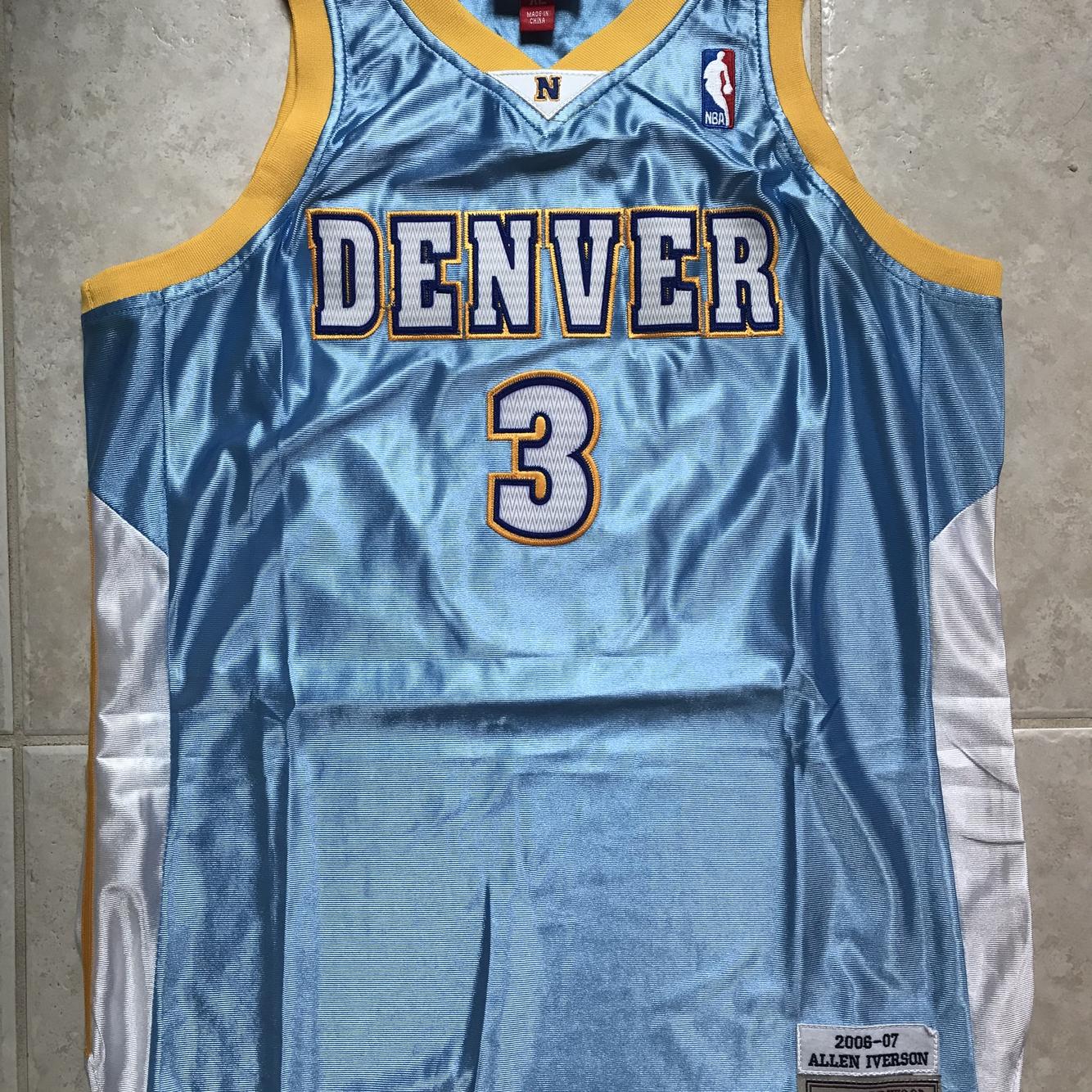 denver nuggets iverson jersey