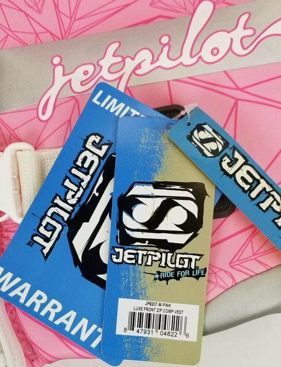 $125 Womens Jet Pilot by Body Glove LUXE Comp Vest Water Ski Jacket Ladies Pink