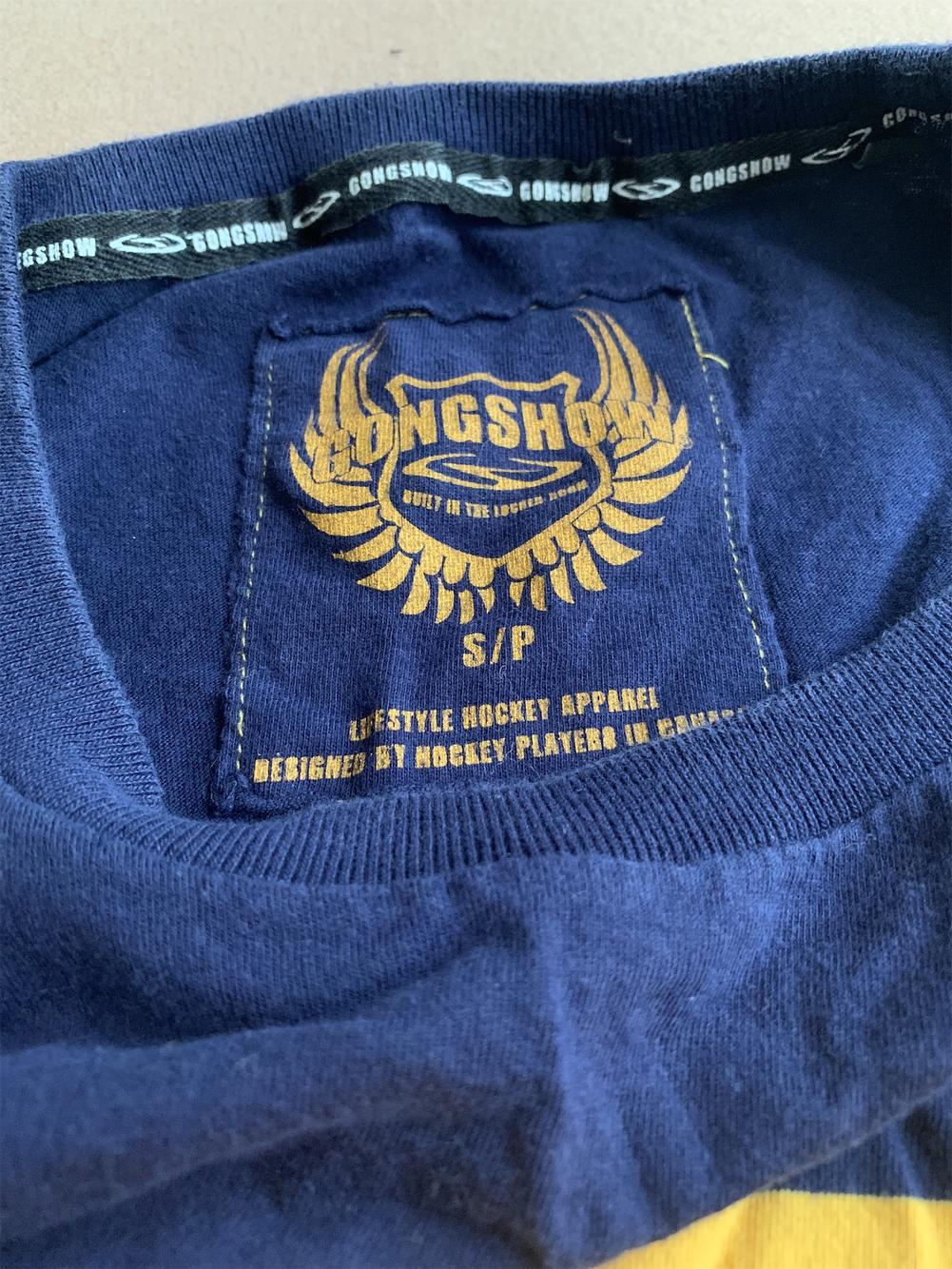 Navy/Yellow Gongshow Tank Adult S SidelineSwap