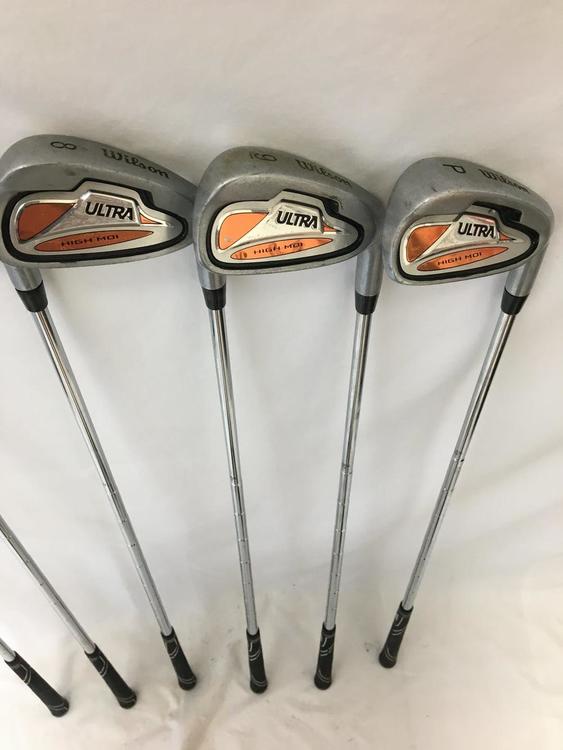 Wilson Used Ultra High Moi Rh Iron Set Golf Clubs