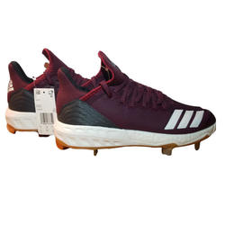 maroon adidas baseball cleats