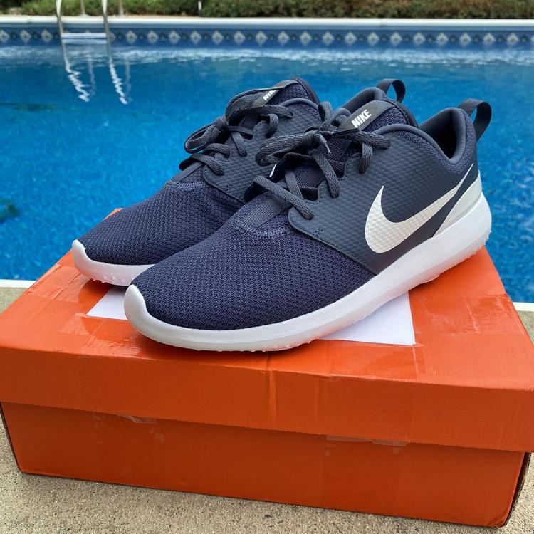 nike roshe golf shoes navy