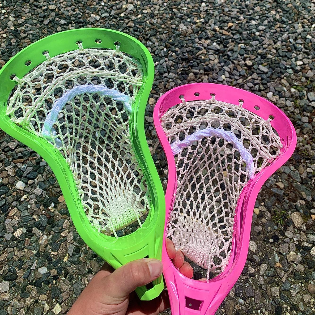 Maverik Brand New Neon Pink Head Lacrosse Sticks