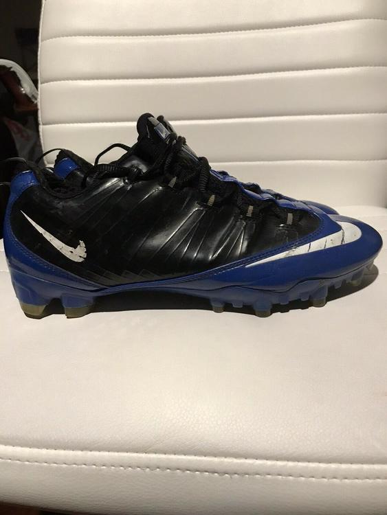 mens blue football cleats