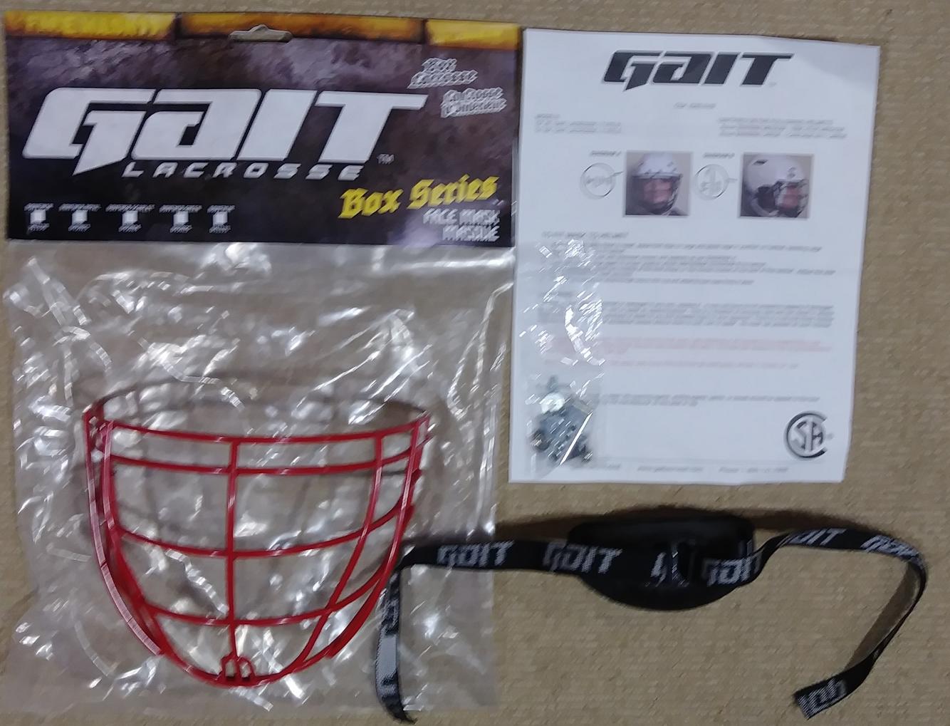 GAIT Junior Box Lacrosse Cage RED NEW SidelineSwap