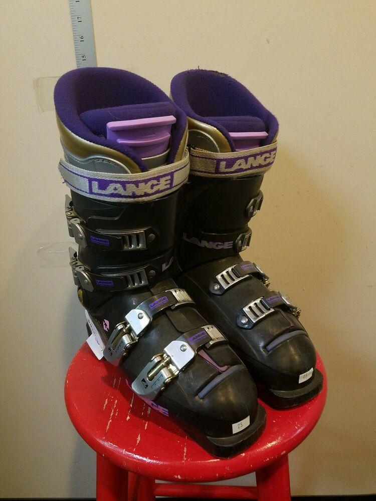 Lange X8 Ladies Ski Boot Mondo Size 25 SidelineSwap