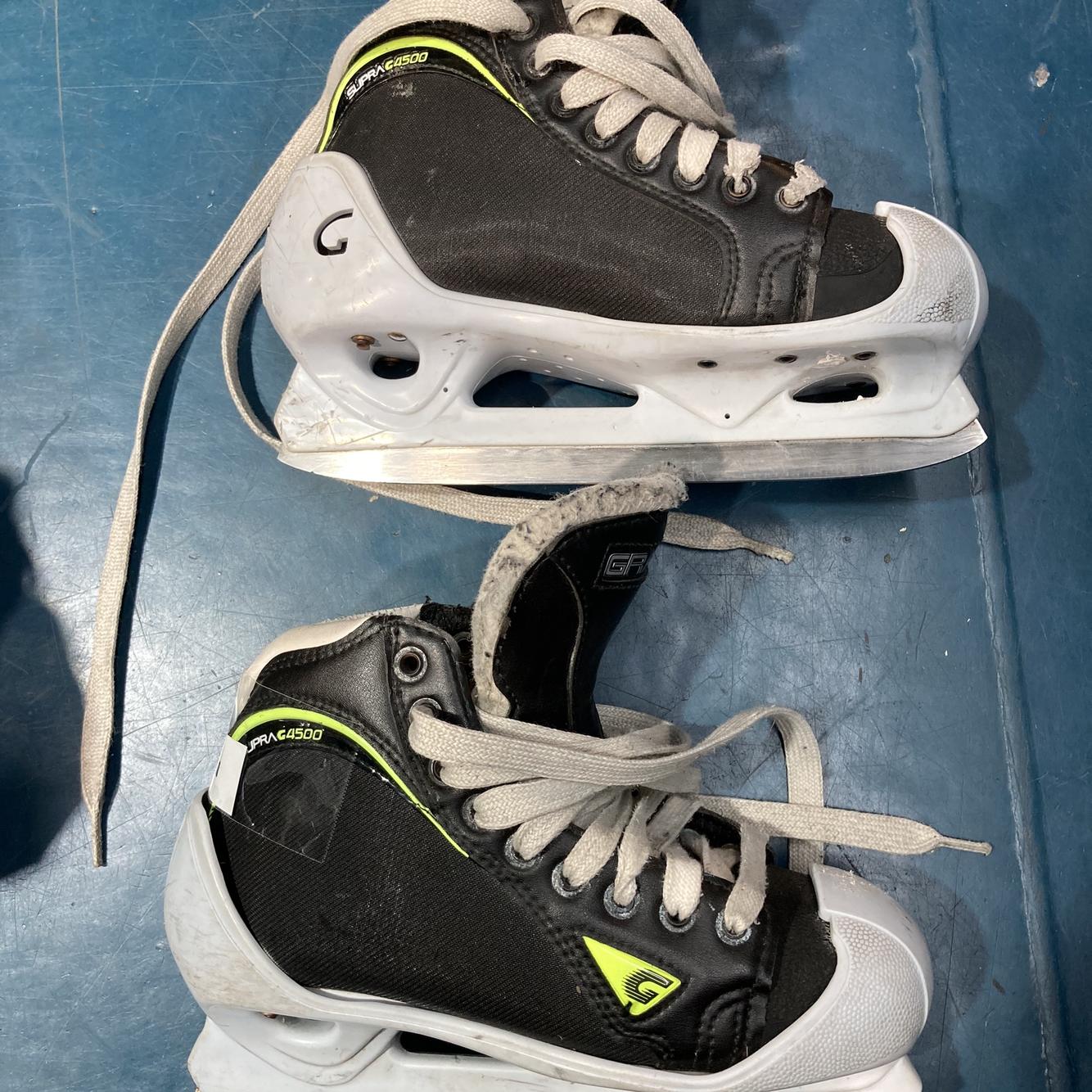 Junior Used Graf Goalie Skates Regular Width Size 3 SidelineSwap