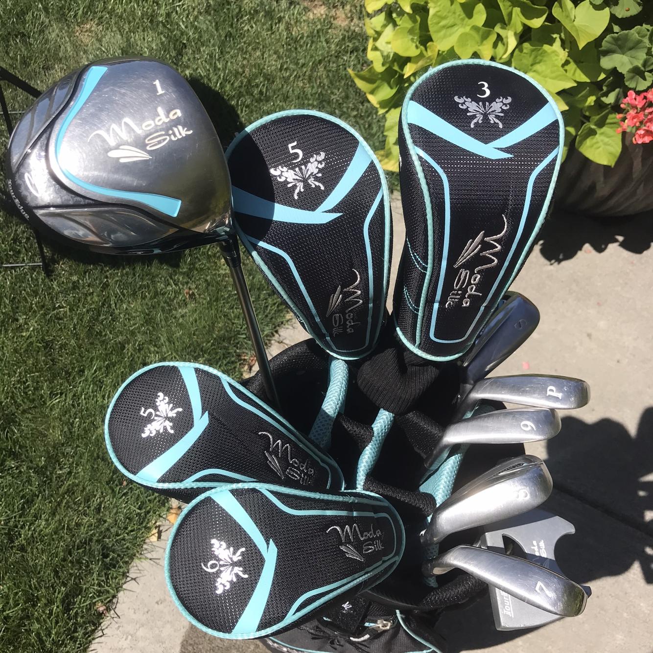 Used Right Handed Moda silk Ladies Flex 10 Pieces Clubs (Full Set