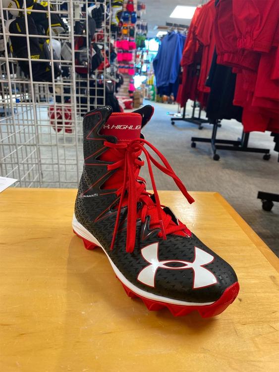 maroon youth football cleats