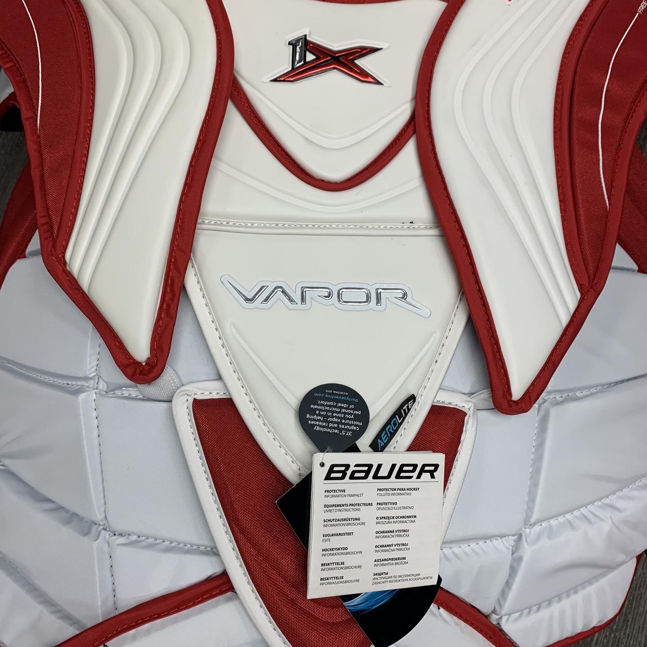 New XL Bauer Vapor 1X Goalie Chest and Arm Protector Goalie Chest