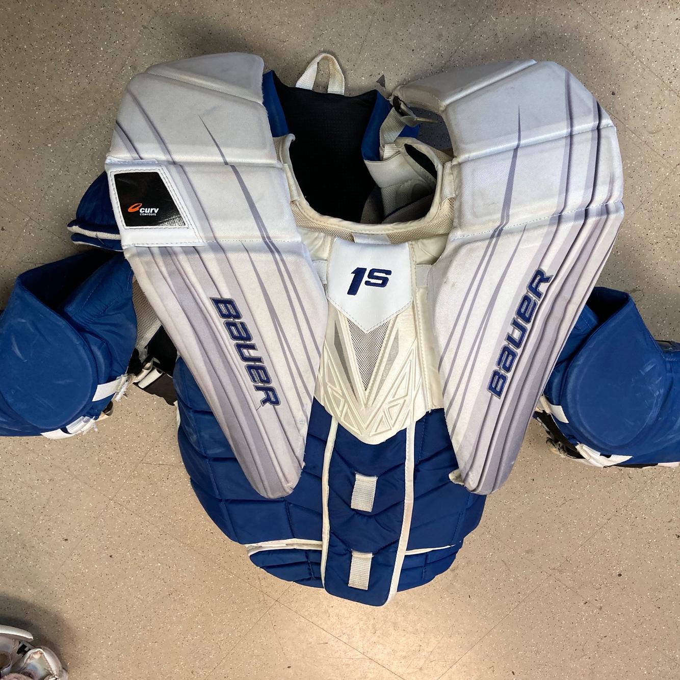Senior Used XL Bauer Supreme 1S Goalie Chest Protector Pro Stock