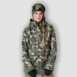 dc camo snowboard jacket