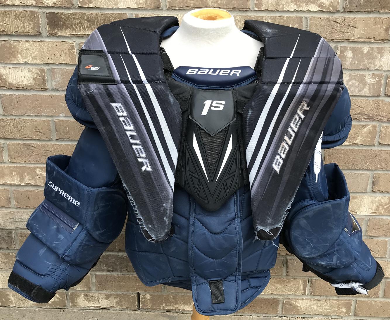 Bauer Supreme 1S Pro Stock Goalie Chest and Arm Protector 9163