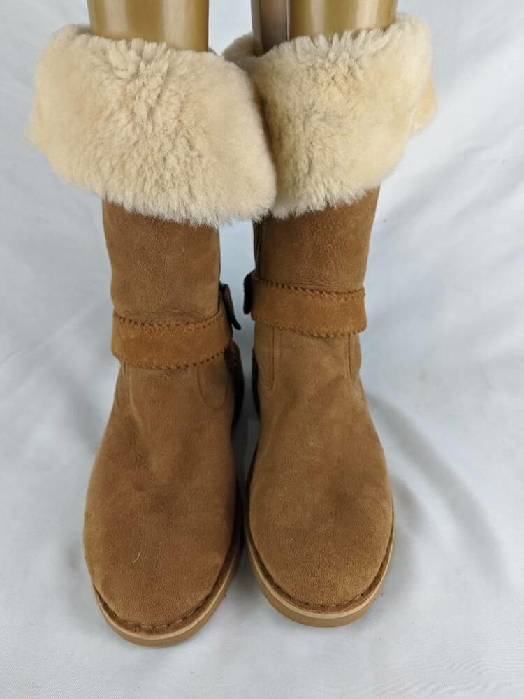 ugg braiden fur lined boots