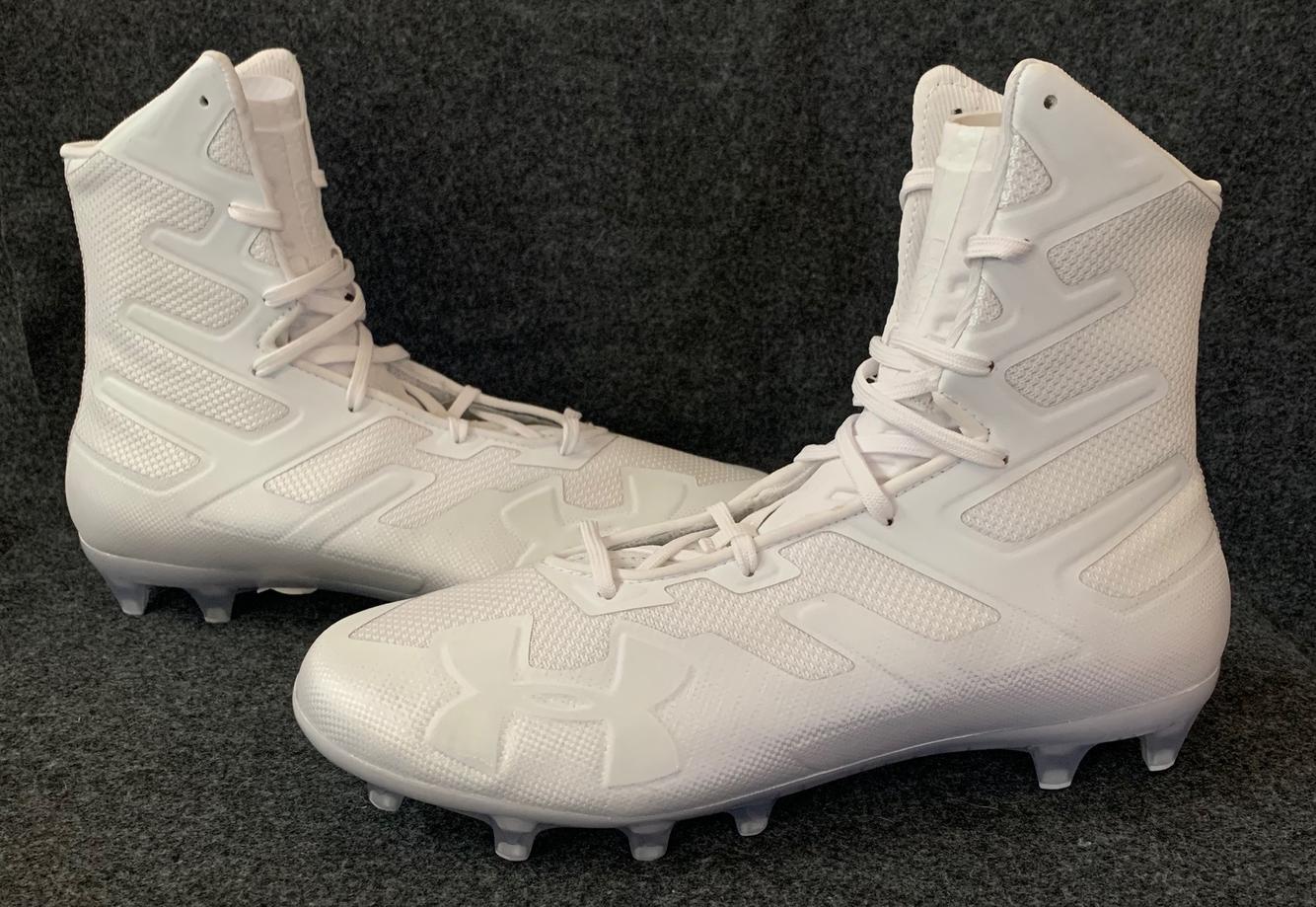 Details about / Under Armour Highlight Mens NEW 3000177-401 Blue White Football Cleats Size 12
