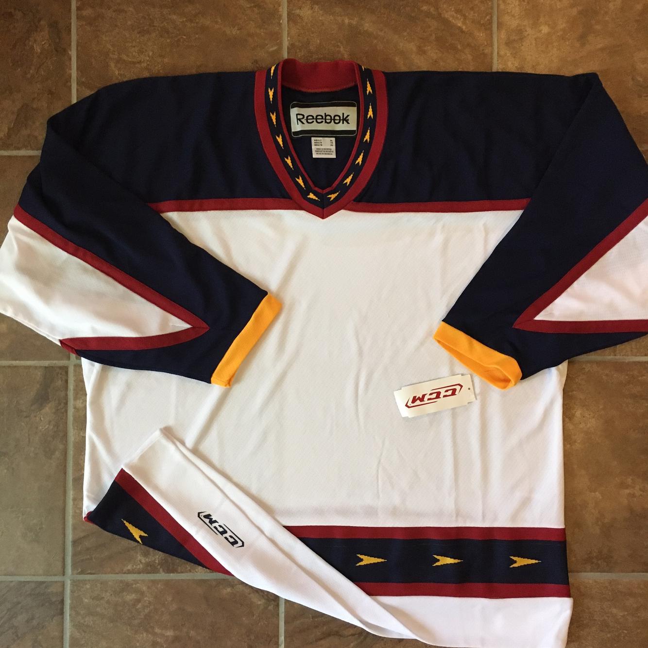 Atlanta Thrashers Style White Adult XL CCM Jersey SidelineSwap
