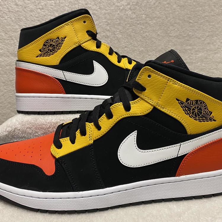 nike air jordan mid 1 orange nike air jordan mid 1 orange
