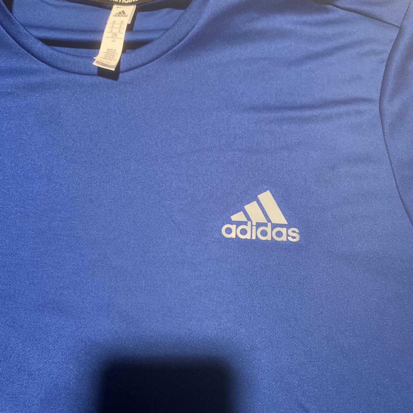 Like New Blue Men's XL Adidas Dry Fit Shirt | SidelineSwap Like New Blue Men's XL Adidas Dry Fit Shirt | SidelineSwap