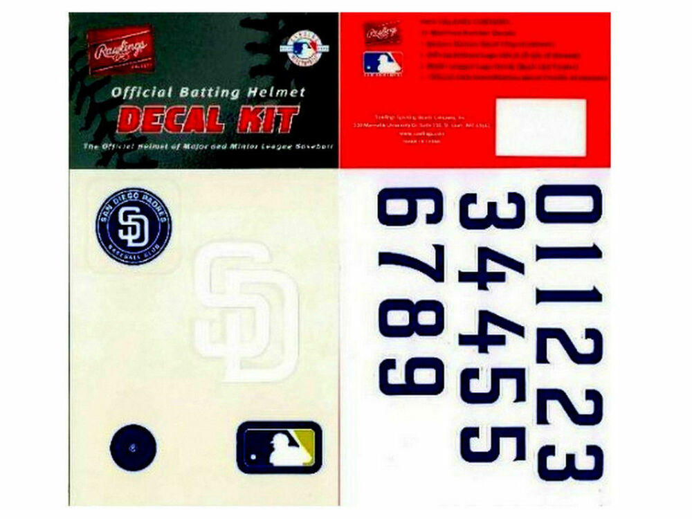 Rawlings MLBDKSD San Diego Padres Official Major League Batting Helmet