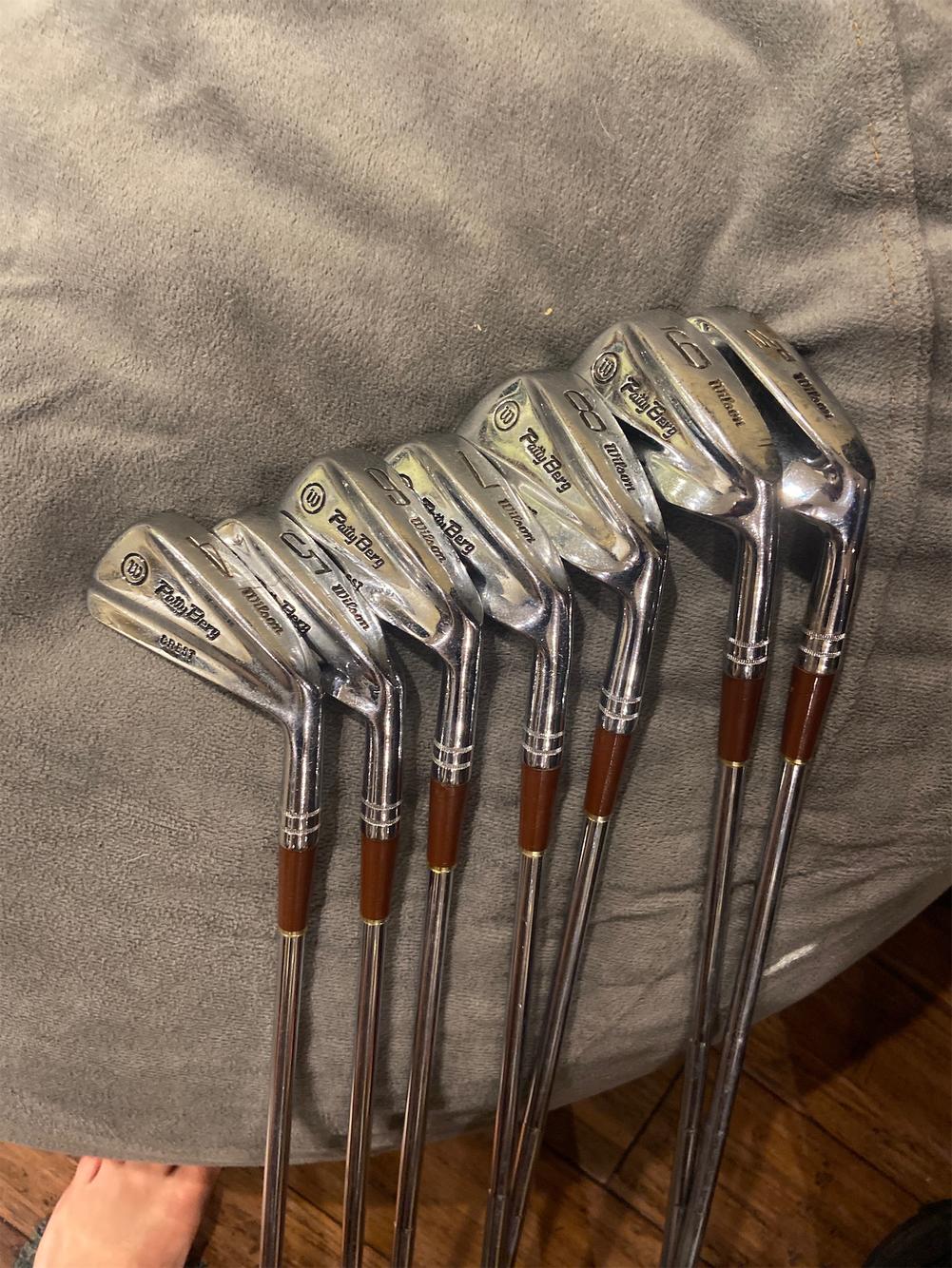 Women's Right Handed Patty berg crest Ladies Flex Steel Shaft Iron Set
