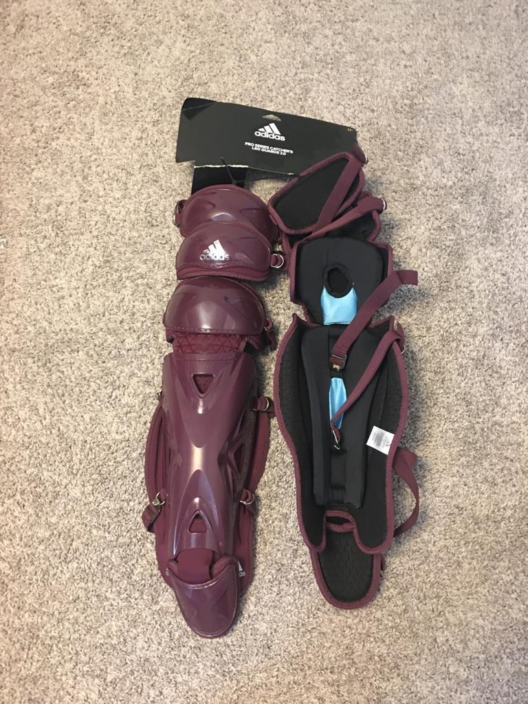 New Adidas Pro Series Catcher's Leg Guard SidelineSwap